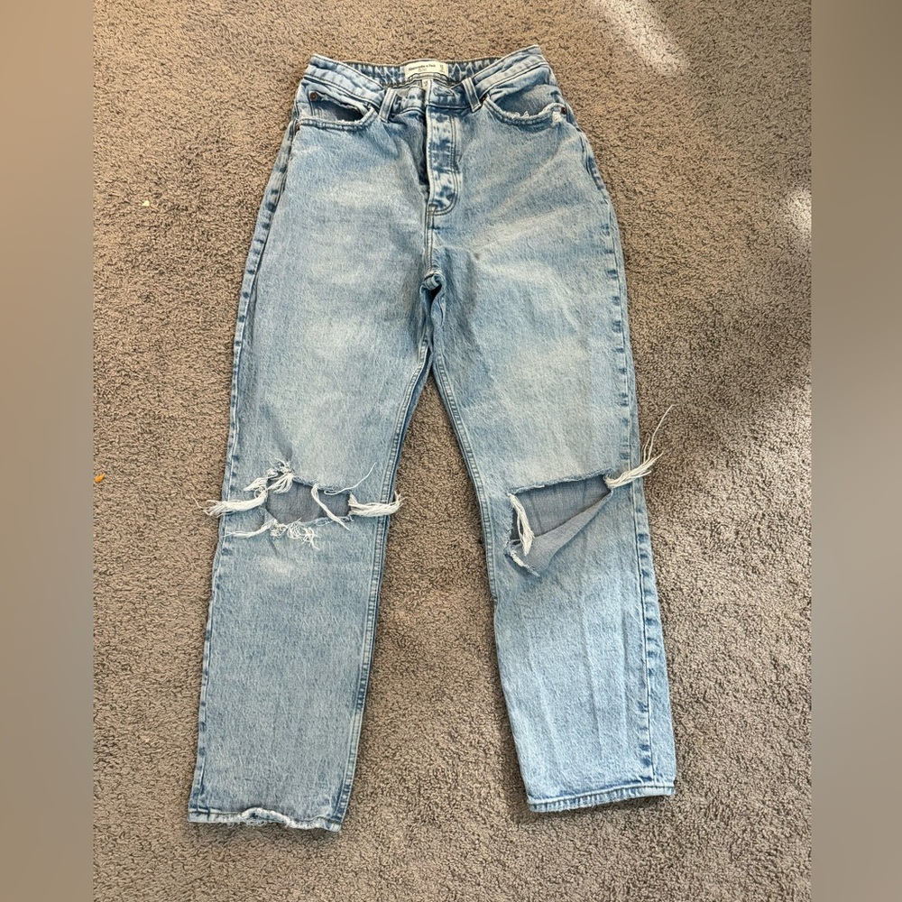 Abercrombie Dad high rise jeans